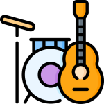 Music: Unleash your creativity and enjoy the therapeutic benefits of music sessions.