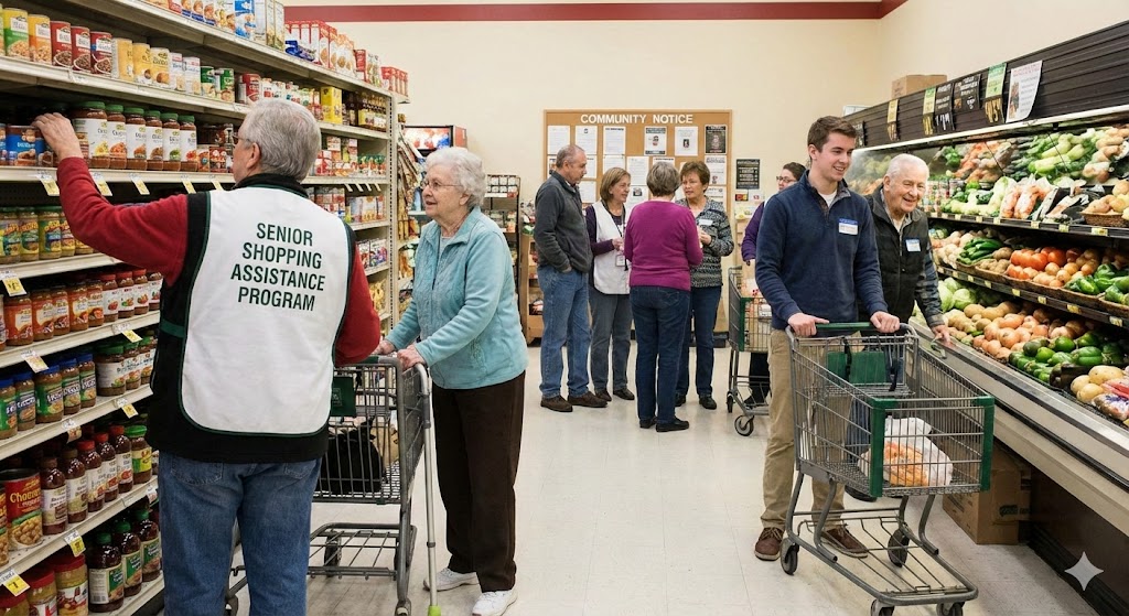 community participation and shopping assistance
